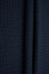 Waffle Crepe Solid Knit Fabric