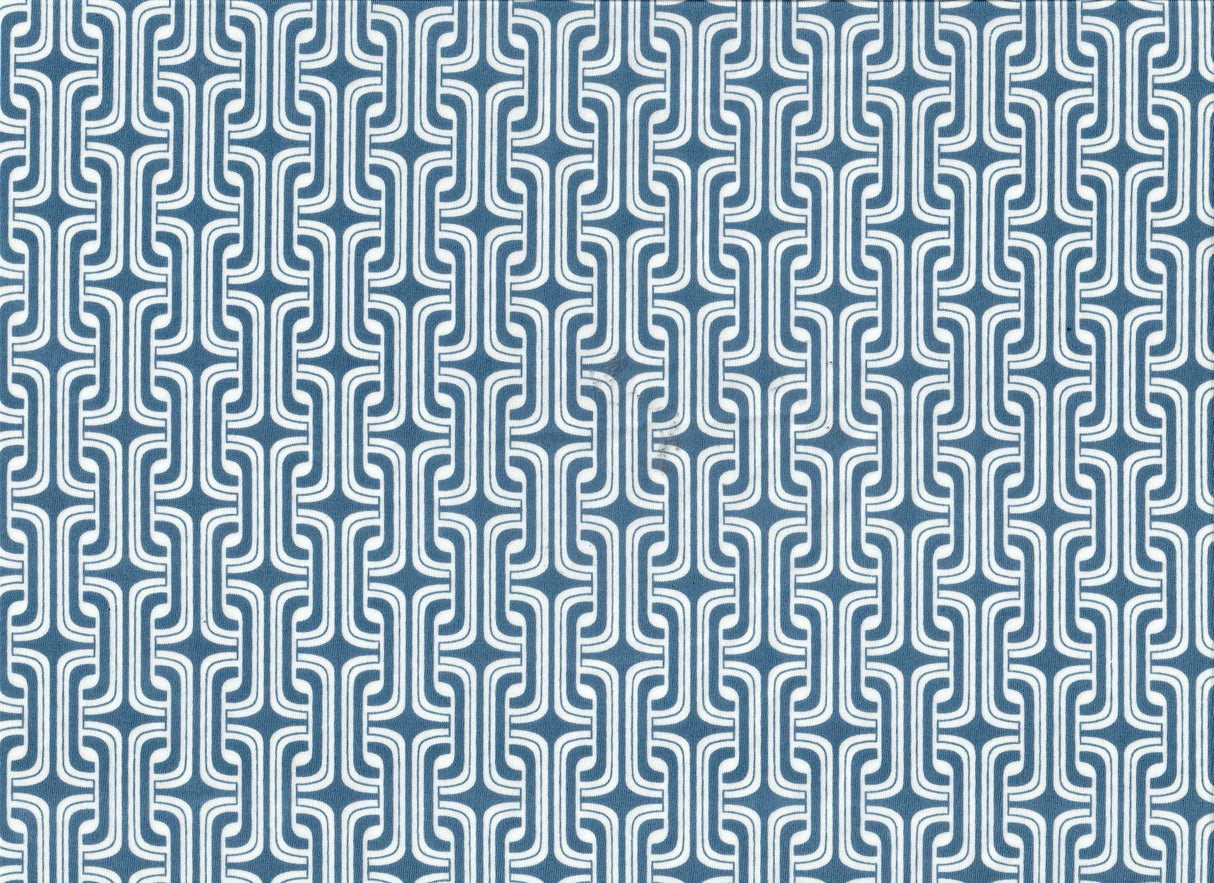 Geometric Print DTY Knit Fabric
