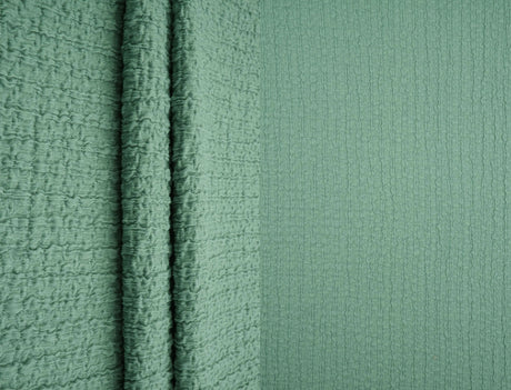 Waffle Crepe Woven Fabric, Stretch Textured Home Decor Material 58/59" Wide