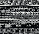 1 Yard Lightweight DTY Geometric Print Knit Fabric 58/60 Inches Wide