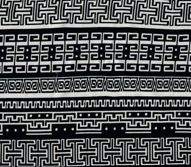 Geometric DTY Stretch Knit