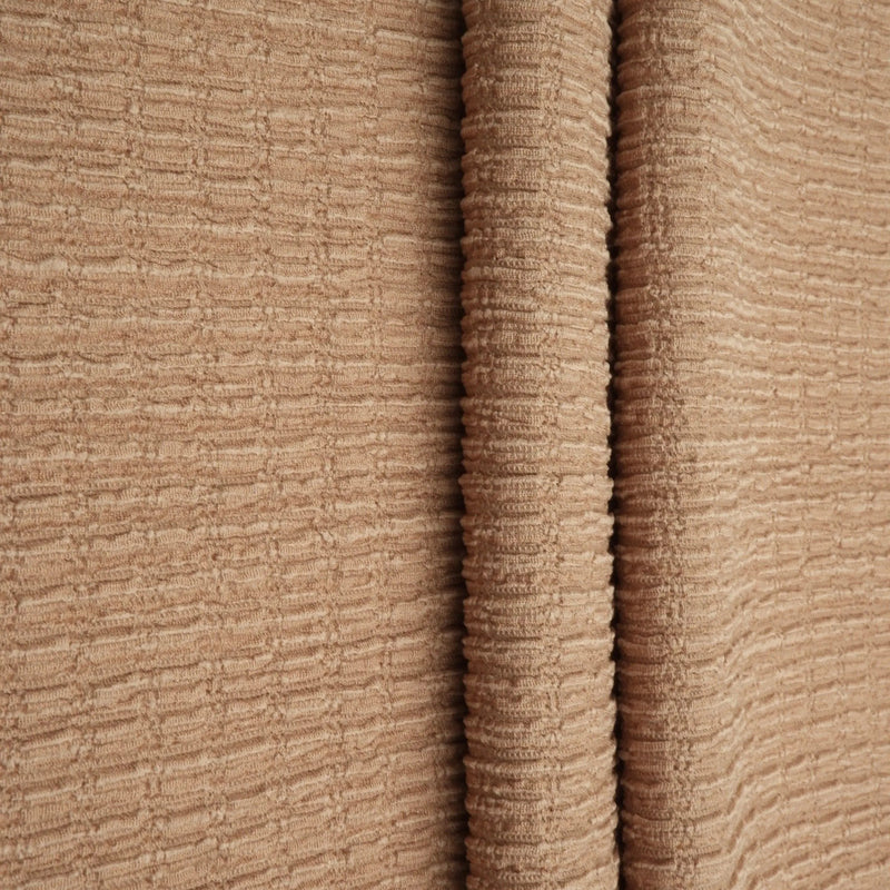 Solid Crinkle Jersey Fabric Stretch Polyester Knit, 58/60" Wide