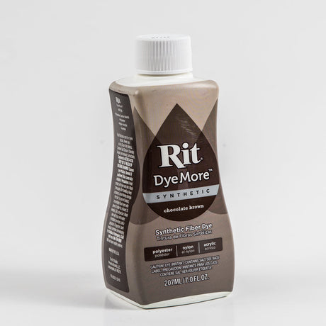 Rit DyeMore Synthetic Fiber Dye - Chocolate Brown - 7oz Bottle