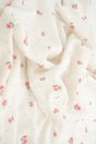 Pointelle Knit Ditsy Print Fabric