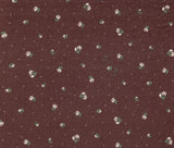 Pointelle Knit Ditsy Print Fabric