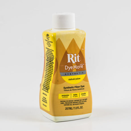 Rit DyeMore Synthetic Fiber Dye - Daffofil Yellow - 7oz Bottle
