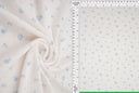 Pointelle Knit Ditsy Print Fabric