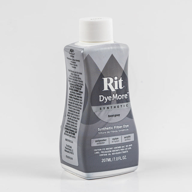Rit DyeMore Synthetic Fiber Dye - Frost Gray - 7oz Bottle