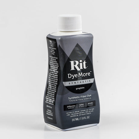Rit DyeMore Synthetic Fiber Dye - Graphite - 7oz Bottle