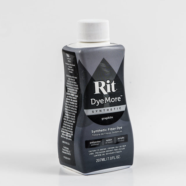 Rit DyeMore Synthetic Fiber Dye - Graphite - 7oz Bottle