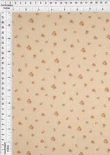 1 Yard Cotton-Style Ditsy Pointelle Print Knit Fabric, 61/63? Wide Polyester Spandex Blend