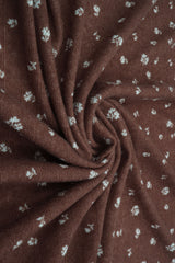 Pointelle Knit Ditsy Print Fabric
