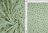 Pointelle Knit Ditsy Print Fabric