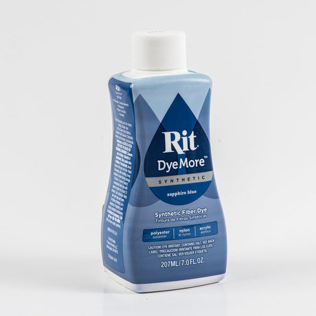 Rit DyeMore Synthetic Fiber Dye - Sapphire Blue - 7oz Bottle