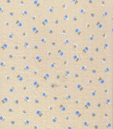 1 Yard Cotton-Style Ditsy Pointelle Print Knit Fabric, 61/63? Wide Polyester Spandex Blend
