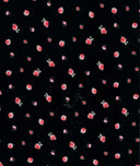 Pointelle Knit Ditsy Print Fabric