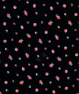 Pointelle Knit Ditsy Print Fabric