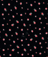 Pointelle Knit Ditsy Print Fabric