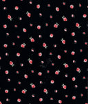 1 Yard Cotton-Style Ditsy Pointelle Print Knit Fabric, 61/63'' Wide Polyester Spandex Blend