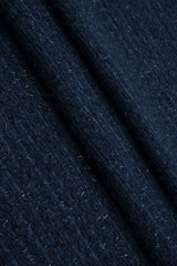 Boucle Knit Wool Blend Lurex Fabric