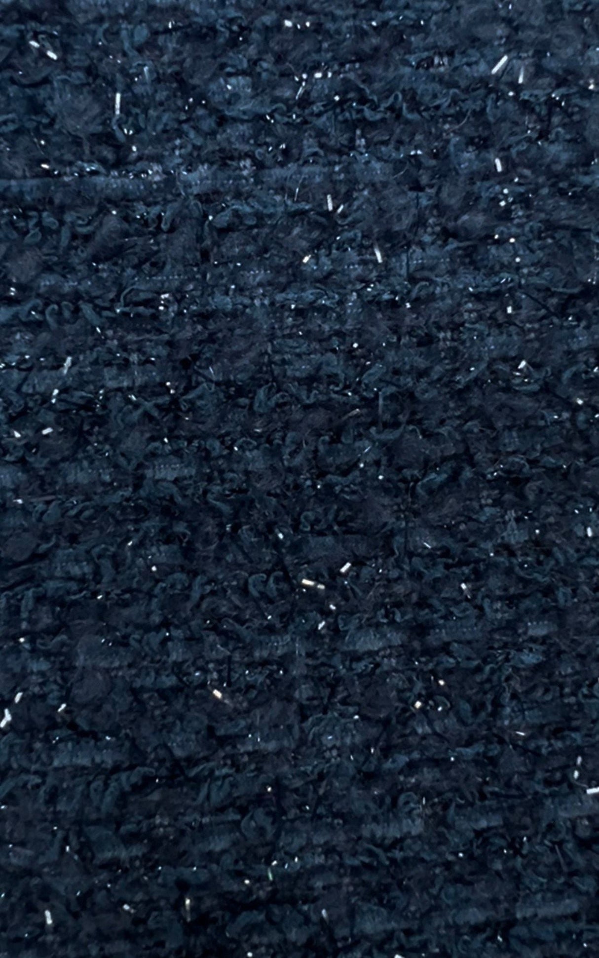 Boucle Knit Wool Blend Lurex Fabric