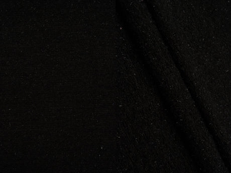 Boucle Knit Wool Blend Lurex Fabric