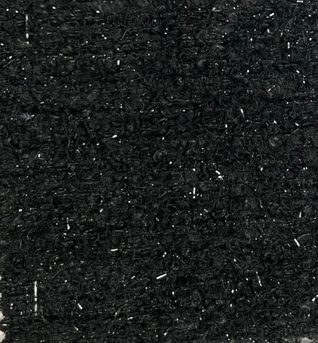 Boucle Knit Wool Blend Lurex Fabric