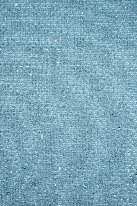 Sequin Lurex Boucle Knit Fabric