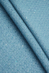 Sequin Lurex Boucle Knit Fabric