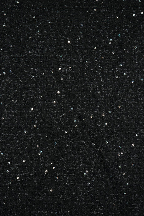 Sequin Lurex Boucle Knit Fabric