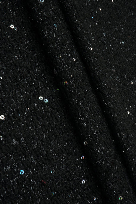 Sequin Lurex Boucle Knit Fabric