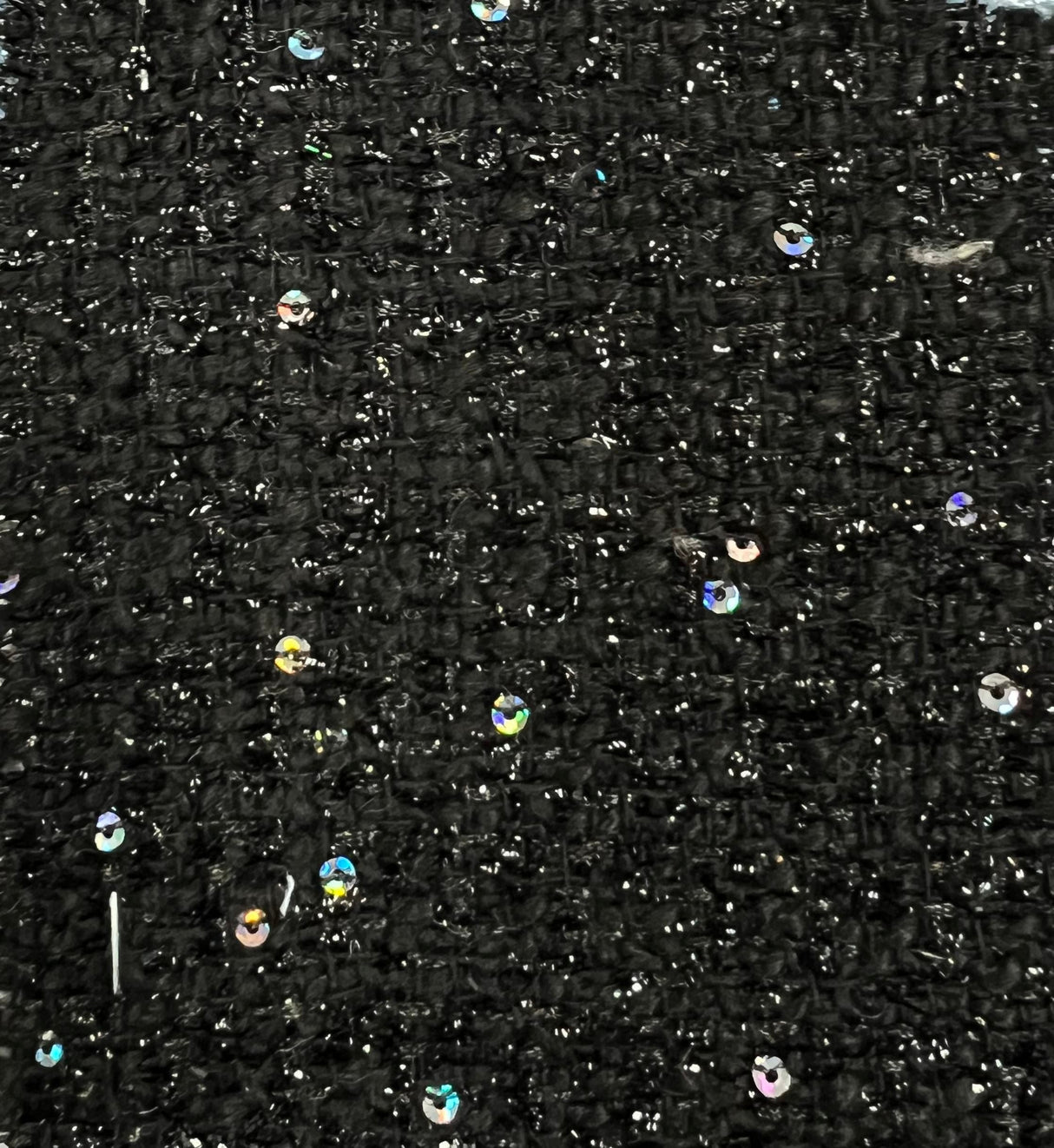 Sequin Lurex Boucle Knit Fabric