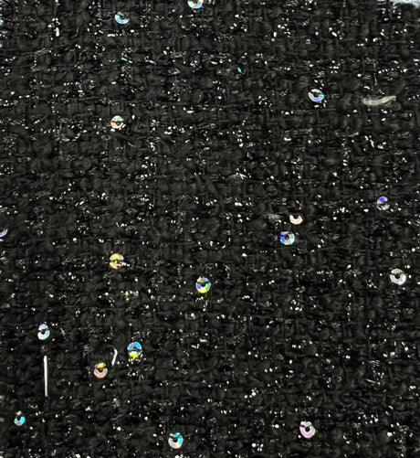 Sequin Lurex Boucle Knit Fabric