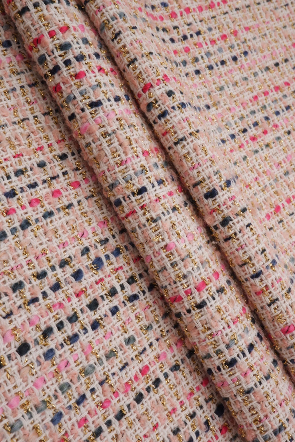 Boucle Knit Fabric with Lurex
