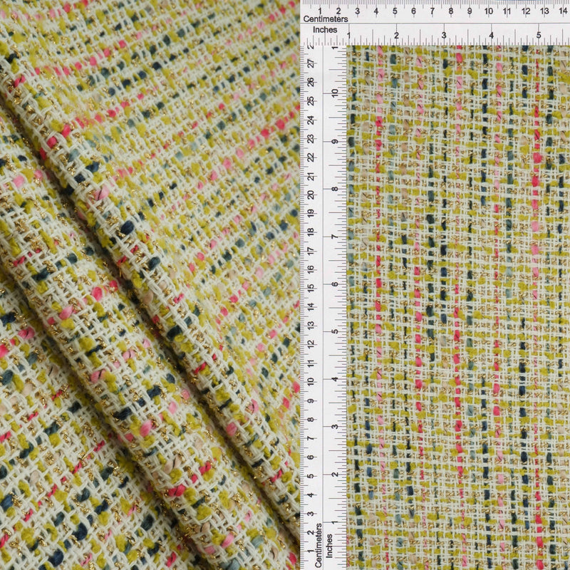 Boucle Knit Fabric with Lurex