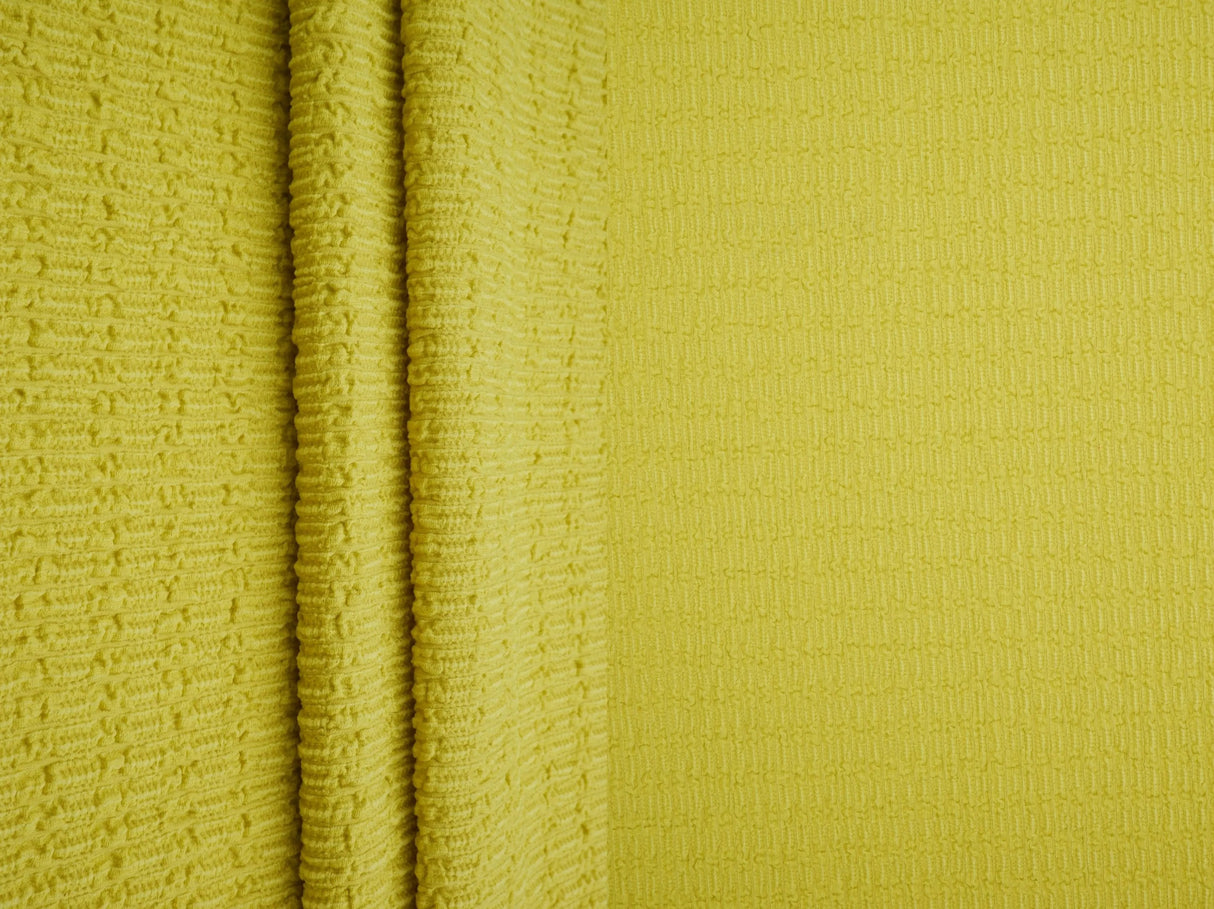 1 Yard Textured Bubble Jersey Crepe Knit Fabric 59 Inch Wide Soft Stretch Drapey Material for Stylish Tops & DIY Sewing