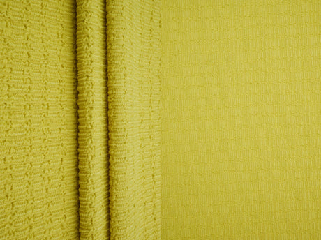 Bubble Jersey Crepe Solid Stretch Fabric
