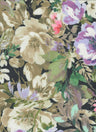 1 Yard Digital Floral Mesh Knit Fabric, 54? Wide Polyester Spandex Blend