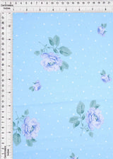 Floral Heart Digital Print Airflow Woven