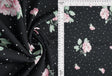 Floral Heart Digital Print Airflow Woven