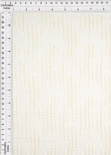 Bubble Lace Fabric Solid Black