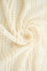 Bubble Lace Fabric Solid Black