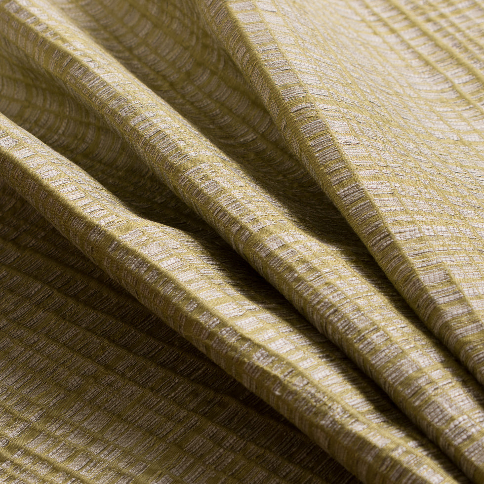 Apple Textured Grid Blended Linen Woven
