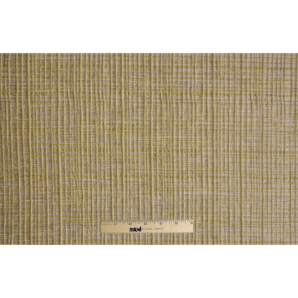 Apple Textured Grid Blended Linen Woven