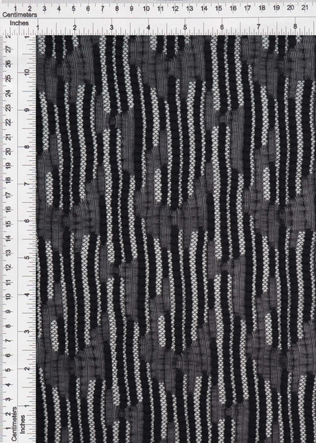 Bubble Lace Fabric 1 Yard Soft Durable Stretch 50" Wide for Apparel and Crafts