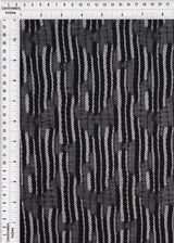 Bubble Lace Fabric Solid Black