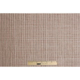 Beige Textured Grid Blended Linen Woven