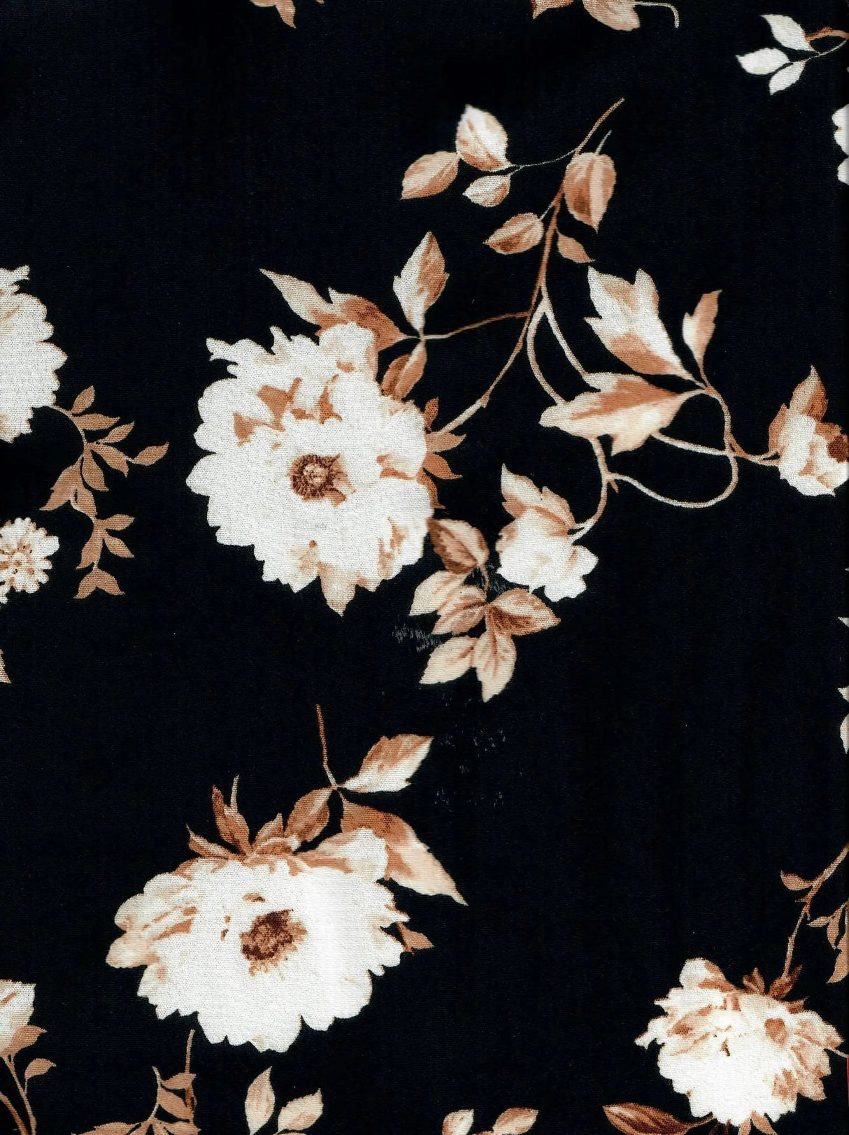 1 Yard Floral Airflow Cey Print Fabric, 58/59? Wide 100% Polyester