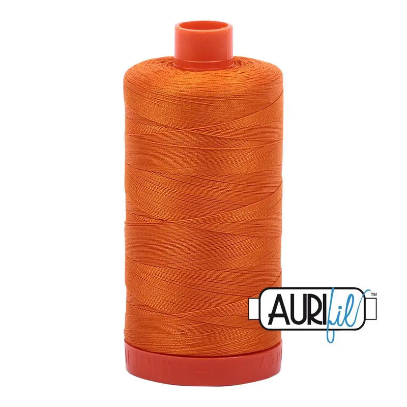 Cotton Thread Bright Orange 50wt Large Spool