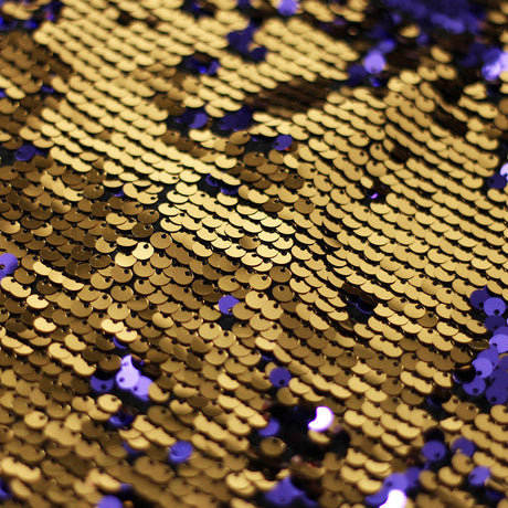 Bojangles Sequins Poly Spandex Fabric - Multiple Colors, Reversible Round Sequins, 50-52" Width (1 Yard)